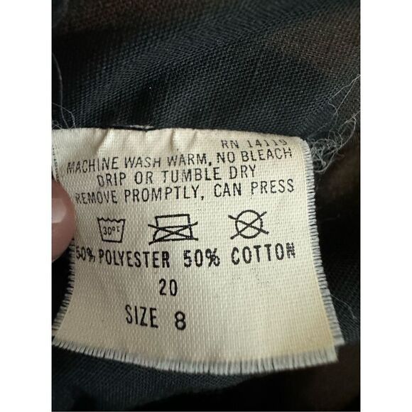 Ely Cattleman Collection Womens Vintage Pearl Snaps Blouse Size 8 - Picture 4 of 4